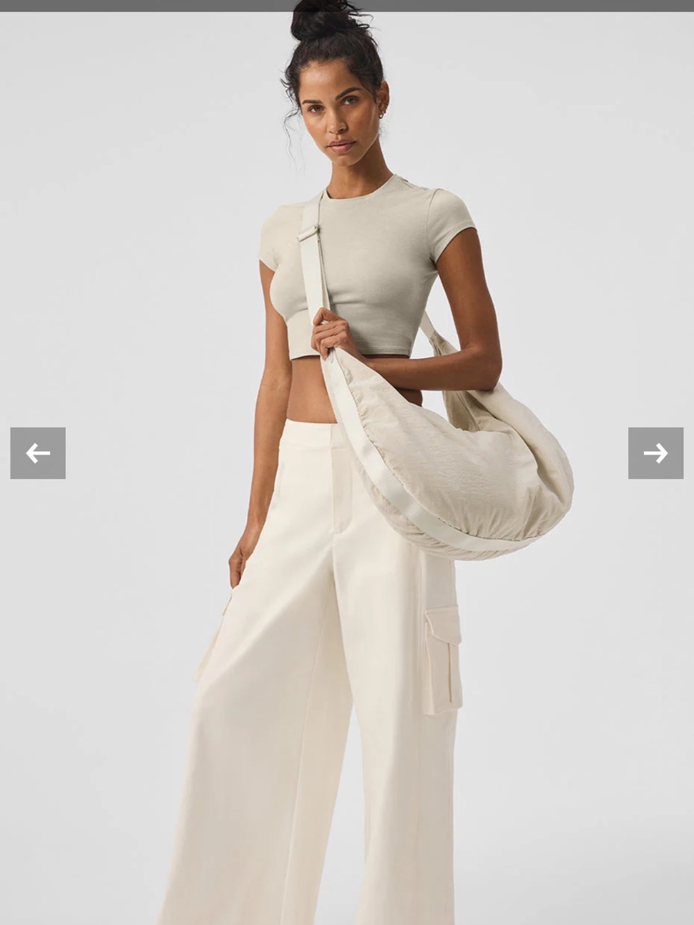 Alo Yoga Show Off Cargo Wide Leg Trouser XS